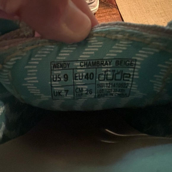 Custom, hand stitches cow fur Hey Dude, style Wendy - Picture 5 of 5